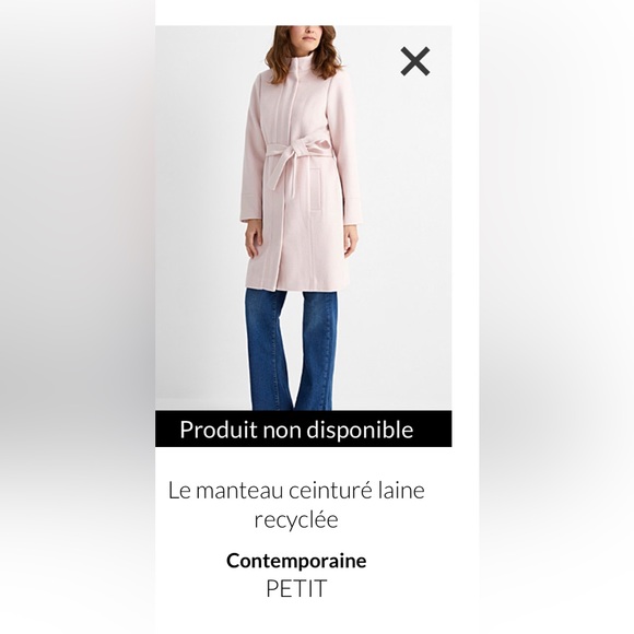 Long pink wool coat - Picture 3 of 10